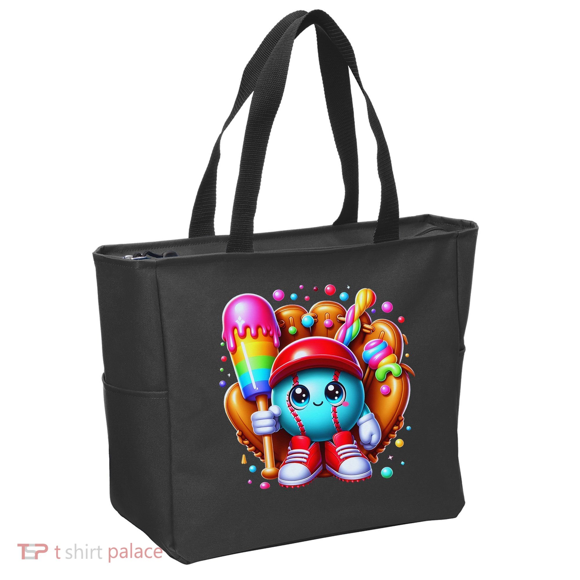Ice Cream Drip Baseball Stuff Baseball Drip For Tote Bag