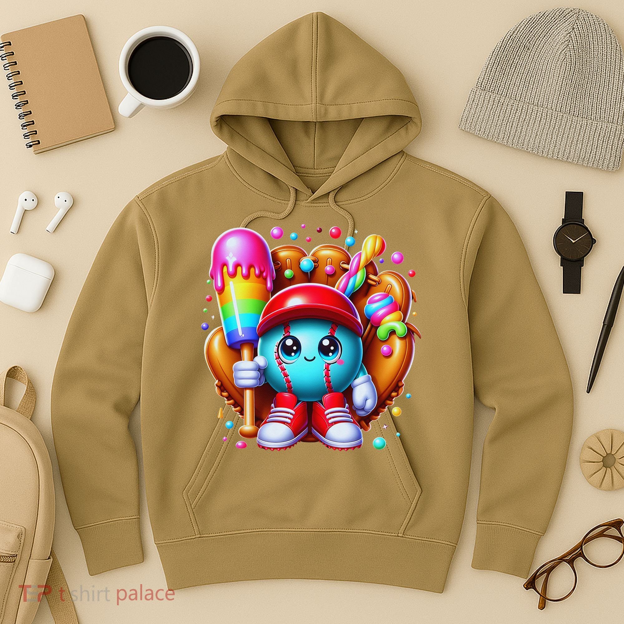 Ice Cream Drip Baseball Stuff Baseball Drip For Hoodie