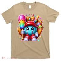 Ice Cream Drip Baseball Stuff Baseball Drip For T-Shirt thumb 0