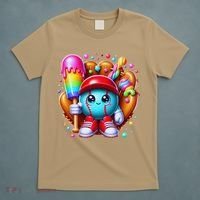 Ice Cream Drip Baseball Stuff Baseball Drip For T-Shirt thumb 5
