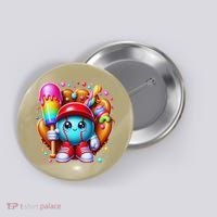 Ice Cream Drip Baseball Stuff Baseball Drip For Button thumb 0