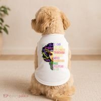 I Can Do All Through Christ Black Woman Faith Doggie Tank thumb 2