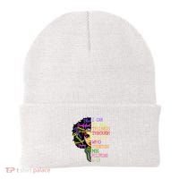 I Can Do All Through Christ Black Woman Faith Beanie thumb 0