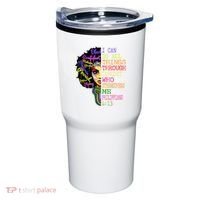I Can Do All Through Christ Black Woman Faith Tumbler thumb 0
