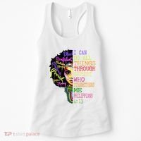 I Can Do All Through Christ Black Woman Faith Women's Tank Top thumb 0