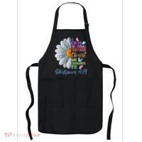 I Can Do All Things Through Christ Butterfly Art Religious Apron thumb 0