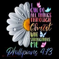 I Can Do All Things Through Christ Butterfly Art Religious Women's Hoodie thumb 2