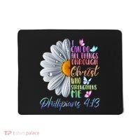 I Can Do All Things Through Christ Butterfly Art Religious Mousepad thumb 0