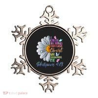 I Can Do All Things Through Christ Butterfly Art Religious Ornament thumb 0