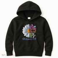 I Can Do All Things Through Christ Butterfly Art Religious Kids Hoodie thumb 0