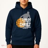 I Can Do All Things Through Christ Christian Basketball Hoodie thumb 2
