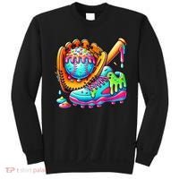 Ice Cream Drip Baseball Stuff Baseball Drip For Boy Graphic  Sweatshirt thumb 0