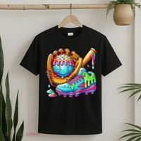 Ice Cream Drip Baseball Stuff Baseball Drip For Boy Graphic  T-Shirt thumb 2