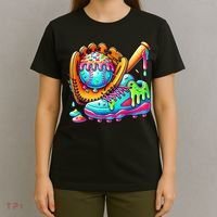 Ice Cream Drip Baseball Stuff Baseball Drip For Boy Graphic  T-Shirt thumb 4
