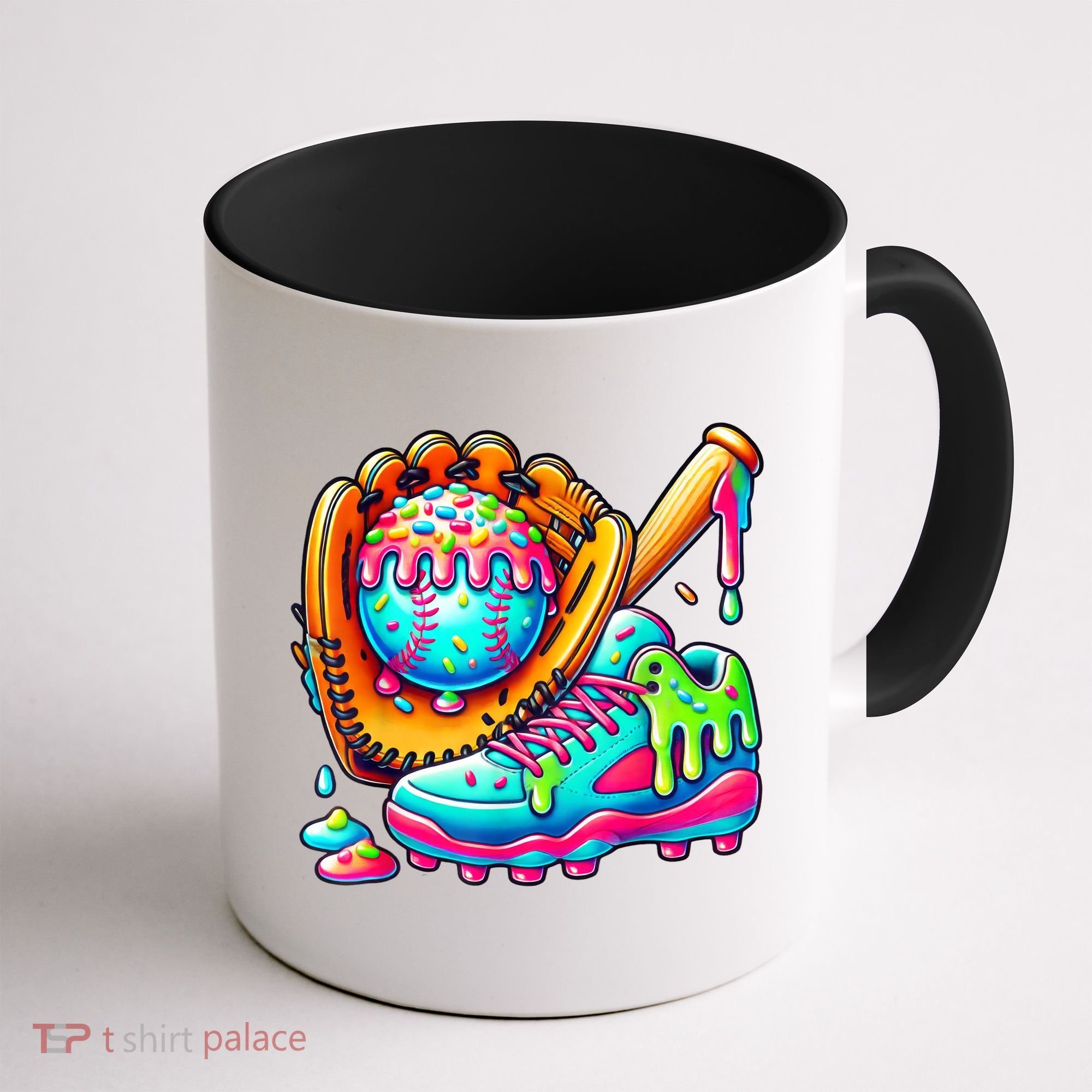 Ice Cream Drip Baseball Stuff Baseball Drip For Boy Graphic  Coffee Mug