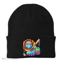 Ice Cream Drip Baseball Stuff Baseball Drip For Boy Graphic  Beanie thumb 0