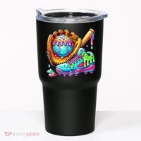 Ice Cream Drip Baseball Stuff Baseball Drip For Boy Graphic  Tumbler thumb 0