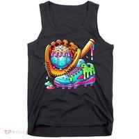 Ice Cream Drip Baseball Stuff Baseball Drip For Boy Graphic  Tank Top thumb 0
