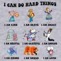 I Can Do Hard Things Teacher Back To School ChildrenS Book Women's Sweatshirt thumb 2