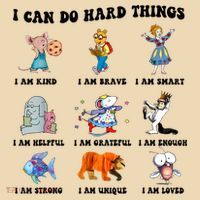 I Can Do Hard Things Teacher Back To School ChildrenS Book Tote Bag thumb 4