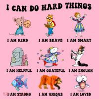 I Can Do Hard Things Teacher Back To School ChildrenS Book Coaster thumb 2