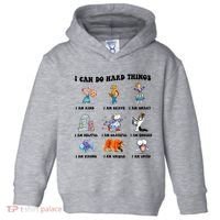 I Can Do Hard Things Teacher Back To School ChildrenS Book Toddler Hoodie thumb 0
