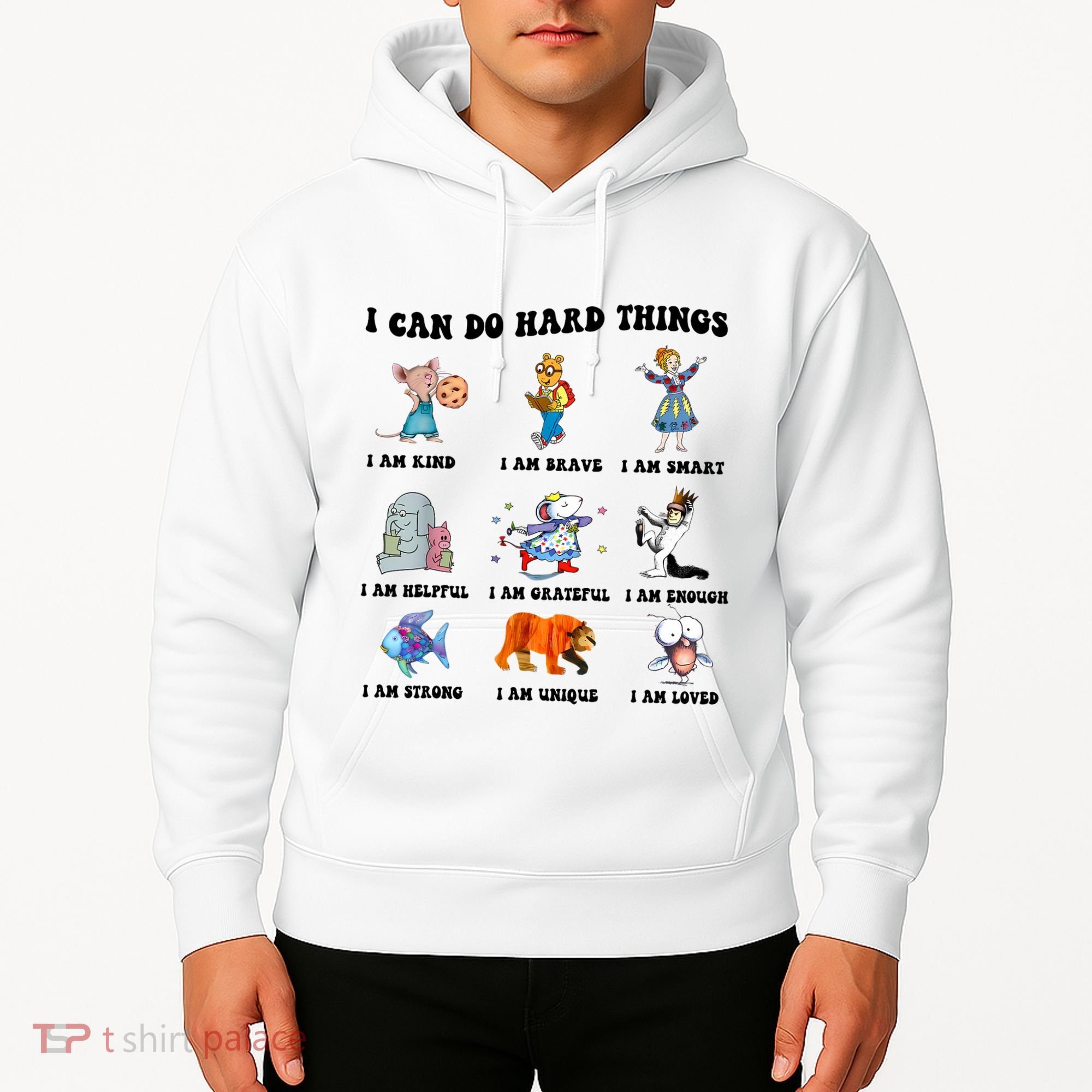 I Can Do Hard Things Teacher Back To School ChildrenS Book Hoodie