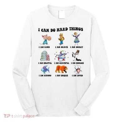 I Can Do Hard Things Teacher Back To School ChildrenS Book Long Sleeve Shirt