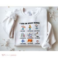 I Can Do Hard Things Teacher Back To School ChildrenS Book Sweatshirt thumb 2