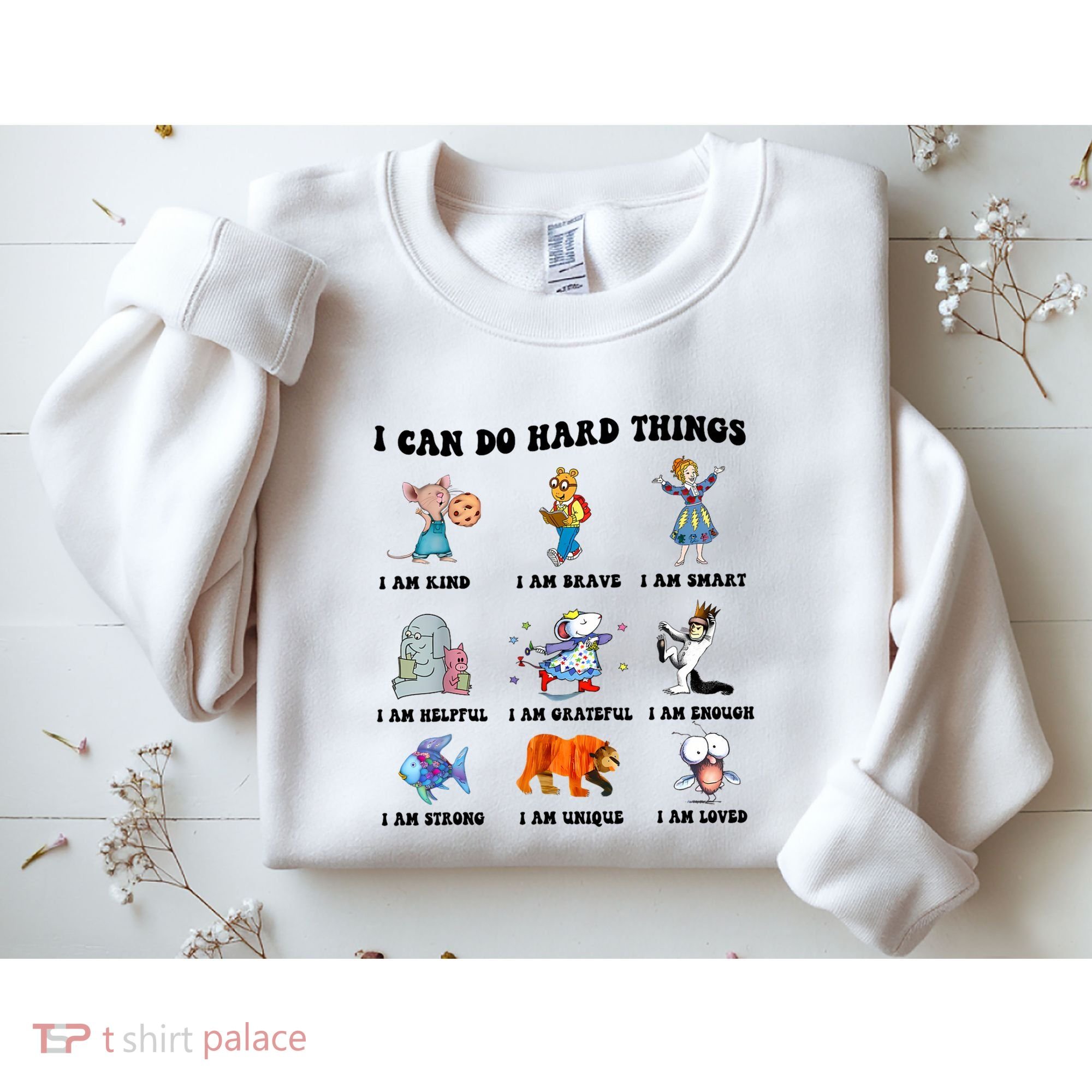 I Can Do Hard Things Teacher Back To School ChildrenS Book Sweatshirt