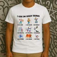 I Can Do Hard Things Teacher Back To School ChildrenS Book T-Shirt thumb 3