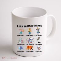 I Can Do Hard Things Teacher Back To School ChildrenS Book Coffee Mug thumb 1