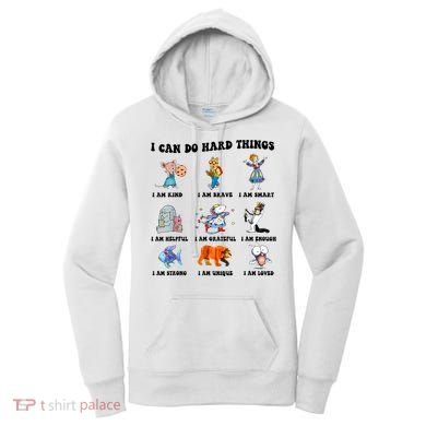 I Can Do Hard Things Teacher Back To School ChildrenS Book Women's Hoodie