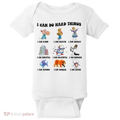 I Can Do Hard Things Teacher Back To School ChildrenS Book Baby Bodysuit