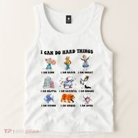 I Can Do Hard Things Teacher Back To School ChildrenS Book Tank Top thumb 2