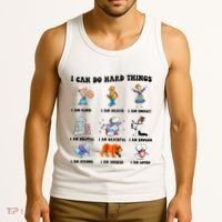 I Can Do Hard Things Teacher Back To School ChildrenS Book Tank Top thumb 3