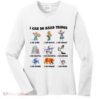 I Can Do Hard Things Teacher Back To School ChildrenS Book Women's Long Sleeve Shirt thumb 0