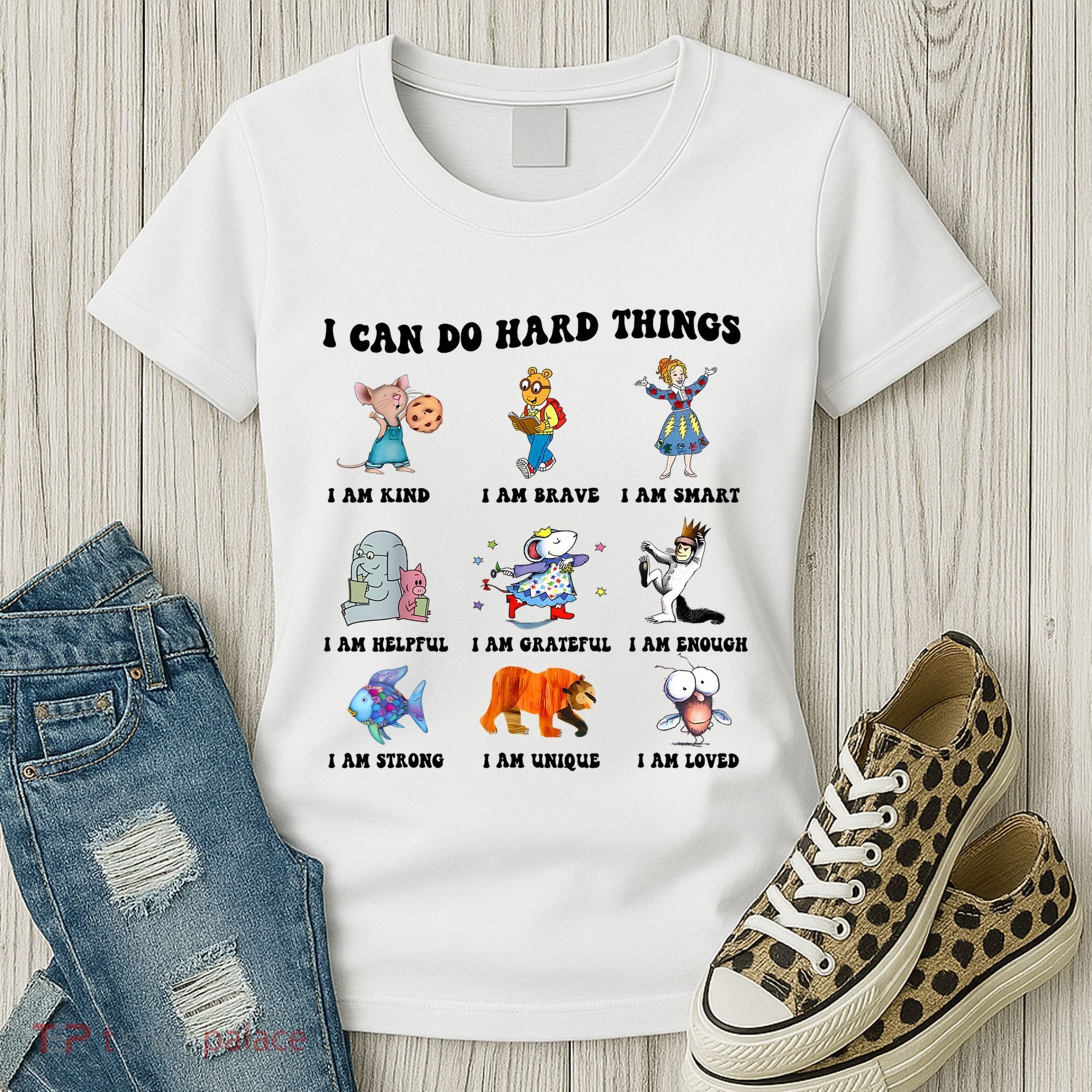 I Can Do Hard Things Teacher Back To School ChildrenS Book Women's T-Shirt