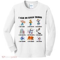 I Can Do Hard Things Teacher Back To School ChildrenS Book Kids Long Sleeve Shirt thumb 0