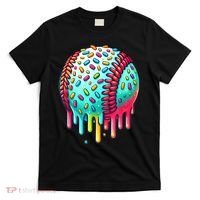 Ice Cream Drip Baseball Stuff Baseball Drip For Boy Graphic  T-Shirt thumb 0