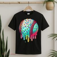 Ice Cream Drip Baseball Stuff Baseball Drip For Boy Graphic  T-Shirt thumb 2
