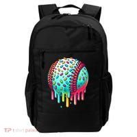 Ice Cream Drip Baseball Stuff Baseball Drip For Boy Graphic  Backpack thumb 0