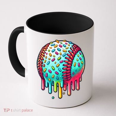 Ice Cream Drip Baseball Stuff Baseball Drip For Boy Graphic  Coffee Mug
