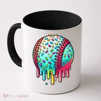 Ice Cream Drip Baseball Stuff Baseball Drip For Boy Graphic  Coffee Mug thumb 0