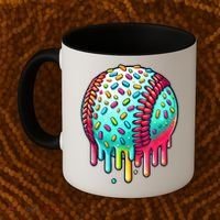 Ice Cream Drip Baseball Stuff Baseball Drip For Boy Graphic  Coffee Mug thumb 2