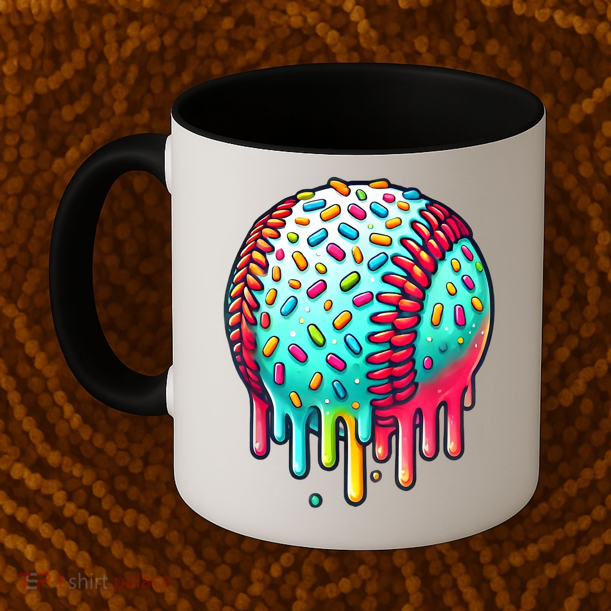 Ice Cream Drip Baseball Stuff Baseball Drip For Boy Graphic  Coffee Mug