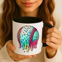Ice Cream Drip Baseball Stuff Baseball Drip For Boy Graphic  Coffee Mug thumb 3