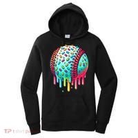 Ice Cream Drip Baseball Stuff Baseball Drip For Boy Graphic  Women's Hoodie thumb 0