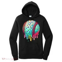 Ice Cream Drip Baseball Stuff Baseball Drip For Boy Graphic  Women's Hoodie thumb 0