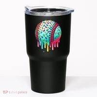 Ice Cream Drip Baseball Stuff Baseball Drip For Boy Graphic  Tumbler thumb 0